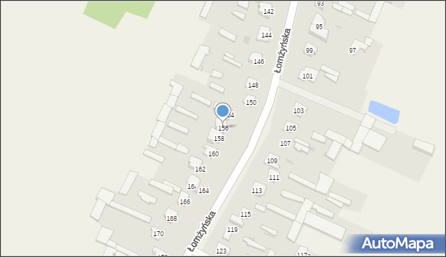 Konarzyce, Łomżyńska, 156, mapa Konarzyce