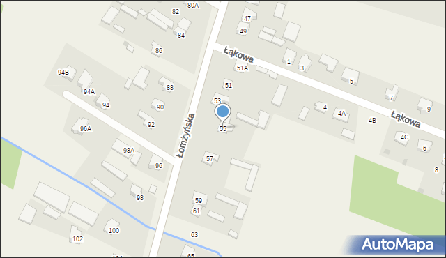 Konarzyce, Łomżyńska, 55, mapa Konarzyce