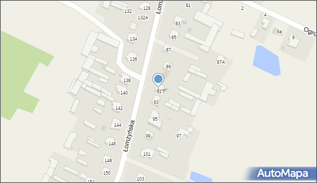 Konarzyce, Łomżyńska, 91, mapa Konarzyce