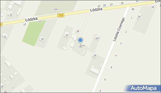 Kwiatkowice, Łódzka, 22, mapa Kwiatkowice