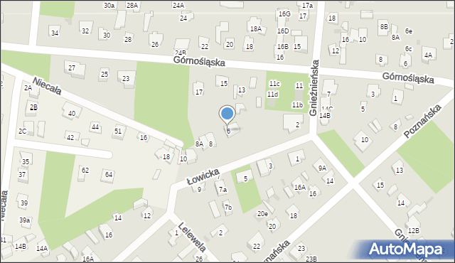 Legionowo, Łowicka, 6, mapa Legionowo