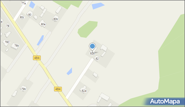 Łobudzice, Łobudzice, 82b, mapa Łobudzice