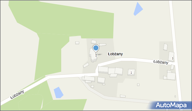 Łobżany, Łobżany, 2, mapa Łobżany