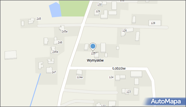 Łobzów, Łobzów, 125, mapa Łobzów