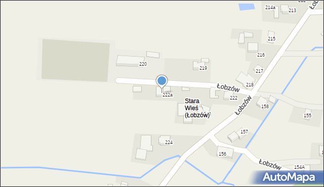 Łobzów, Łobzów, 222b, mapa Łobzów