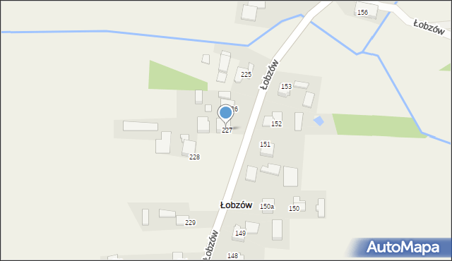Łobzów, Łobzów, 227, mapa Łobzów