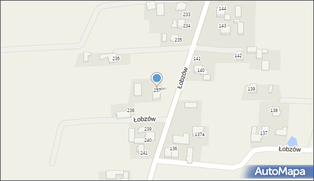 Łobzów, Łobzów, 237, mapa Łobzów
