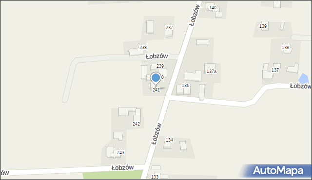Łobzów, Łobzów, 241, mapa Łobzów