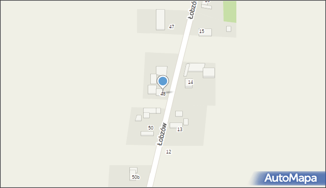 Łobzów, Łobzów, 48, mapa Łobzów