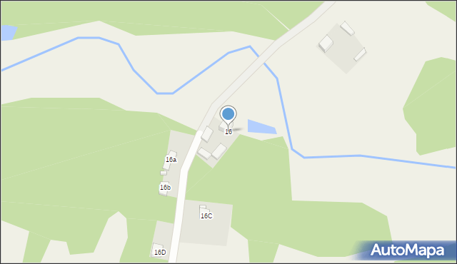 Łochów, Łochów, 16, mapa Łochów