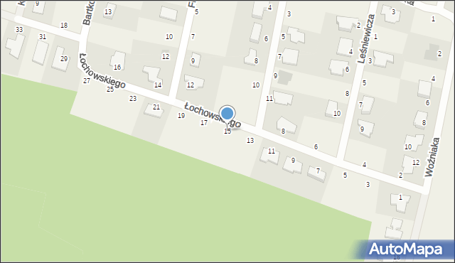 Łochowo, Łochowskiego Wojciecha, 15, mapa Łochowo