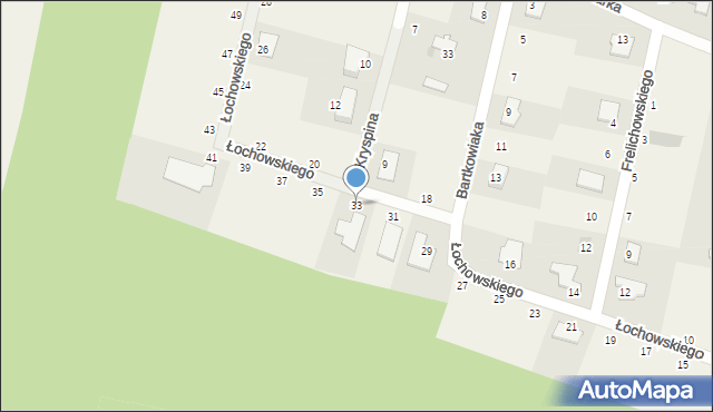Łochowo, Łochowskiego Wojciecha, 33, mapa Łochowo