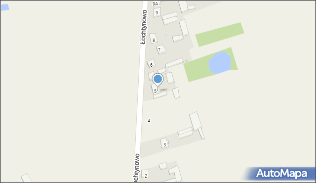 Łochtynowo, Łochtynowo, 5A, mapa Łochtynowo