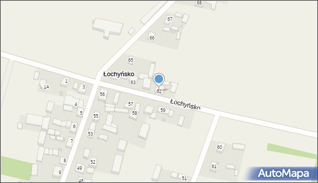 Łochyńsko, Łochyńsko, 62, mapa Łochyńsko