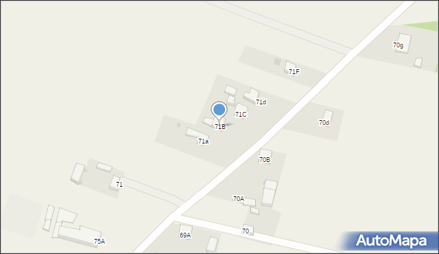 Łochyńsko, Łochyńsko, 71B, mapa Łochyńsko