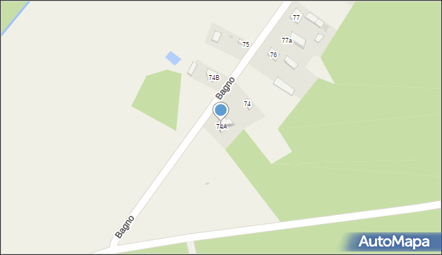 Łochyńsko, Łochyńsko, 74A, mapa Łochyńsko