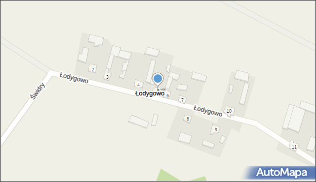 Łodygowo, Łodygowo, 5, mapa Łodygowo