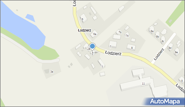 Łodzierz, Łodzierz, 2, mapa Łodzierz