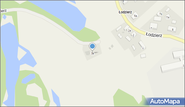 Łodzierz, Łodzierz, 3a, mapa Łodzierz