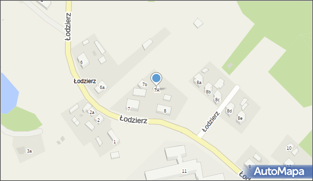 Łodzierz, Łodzierz, 7A, mapa Łodzierz