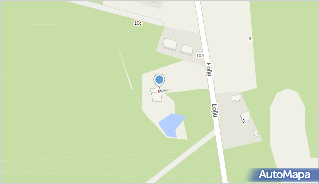 Łojki, Łojki, 10, mapa Łojki
