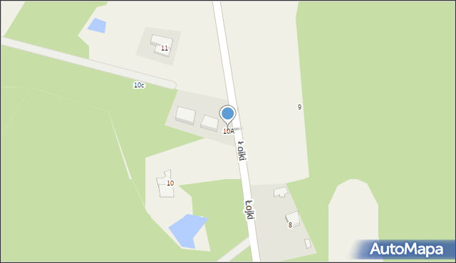 Łojki, Łojki, 10A, mapa Łojki