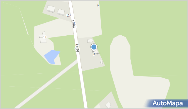 Łojki, Łojki, 8, mapa Łojki