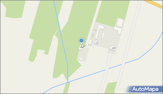 Łojków, Łojków, 14a, mapa Łojków