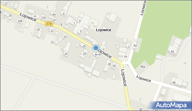 Łojowice, Łojowice, 27, mapa Łojowice