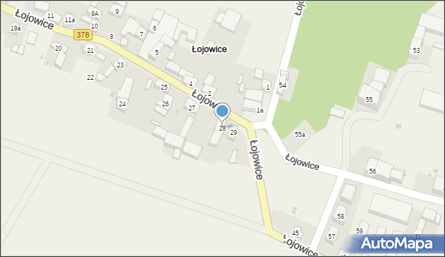 Łojowice, Łojowice, 28, mapa Łojowice