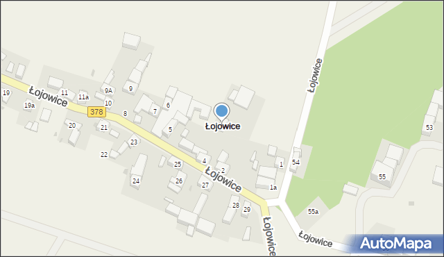 Łojowice, Łojowice, 3, mapa Łojowice