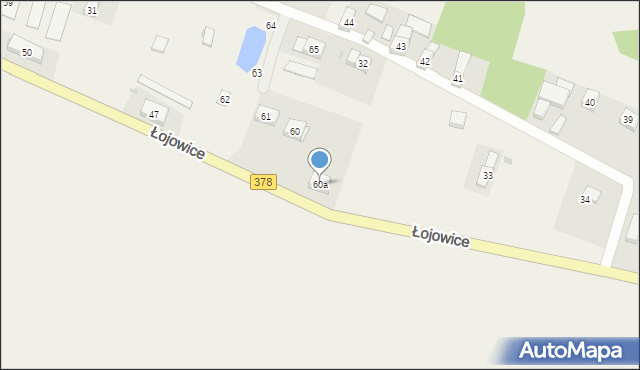 Łojowice, Łojowice, 60a, mapa Łojowice