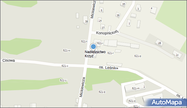 Łokacz Mały, Łokacz Mały, 1, mapa Łokacz Mały