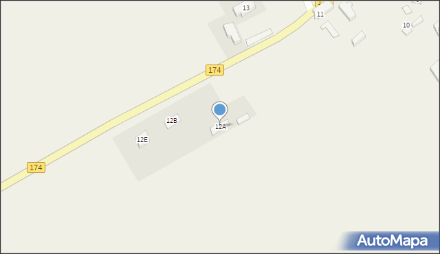 Łokacz Wielki, Łokacz Wielki, 12A, mapa Łokacz Wielki
