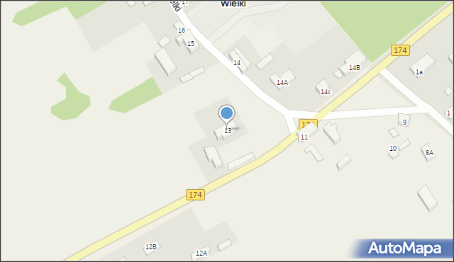 Łokacz Wielki, Łokacz Wielki, 13, mapa Łokacz Wielki