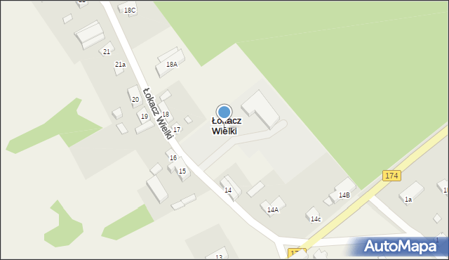 Łokacz Wielki, Łokacz Wielki, 15A, mapa Łokacz Wielki