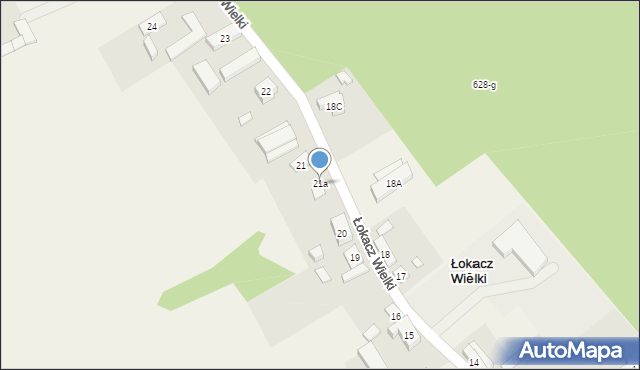 Łokacz Wielki, Łokacz Wielki, 21a, mapa Łokacz Wielki