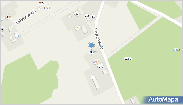 Łokacz Wielki, Łokacz Wielki, 28a, mapa Łokacz Wielki
