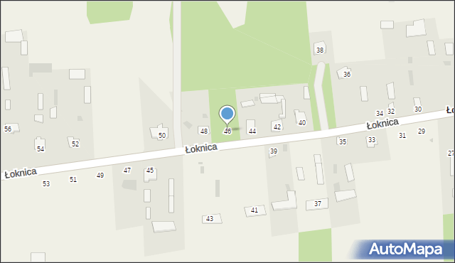 Łoknica, Łoknica, 46, mapa Łoknica