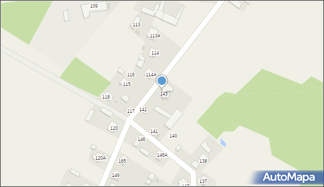 Łomia, Łomia, 143a, mapa Łomia