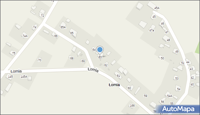 Łomia, Łomia, 63, mapa Łomia