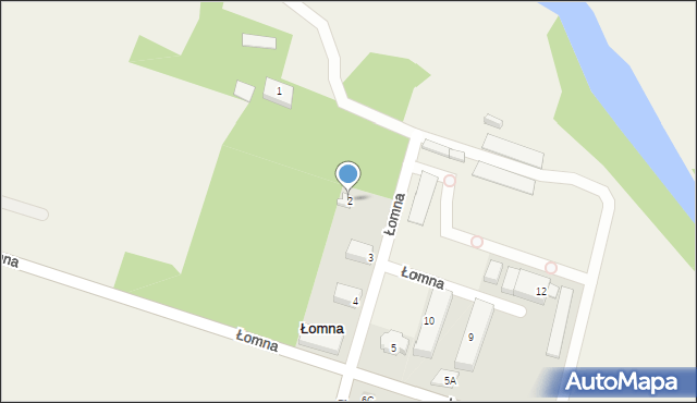 Łomna-Las, Łomna-Las, 2, mapa Łomna-Las