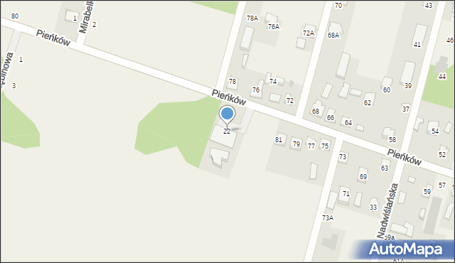 Łomna-Las, Łomna-Las, 22, mapa Łomna-Las