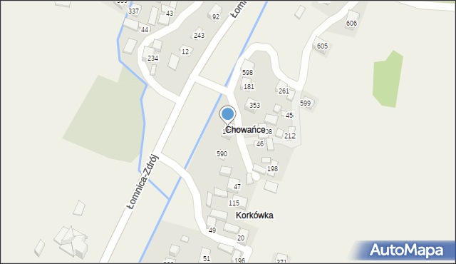 Łomnica-Zdrój, Łomnica-Zdrój, 145, mapa Łomnica-Zdrój