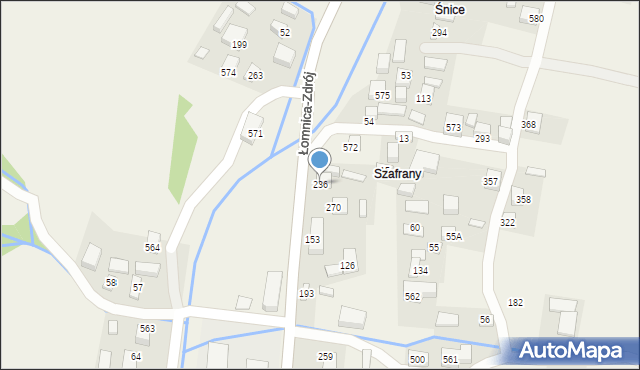 Łomnica-Zdrój, Łomnica-Zdrój, 236, mapa Łomnica-Zdrój