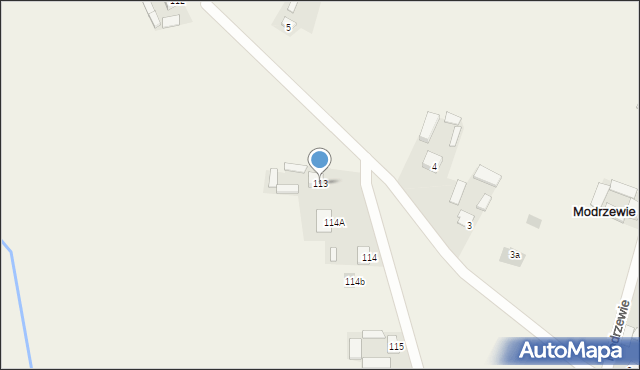 Łomno, Łomno, 113, mapa Łomno