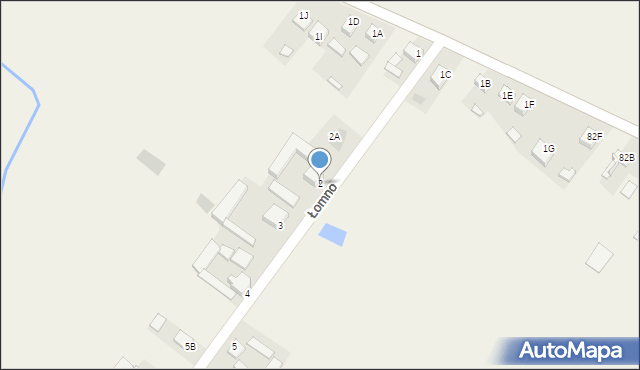 Łomno, Łomno, 2, mapa Łomno