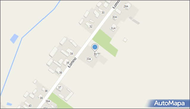 Łomno, Łomno, 33, mapa Łomno