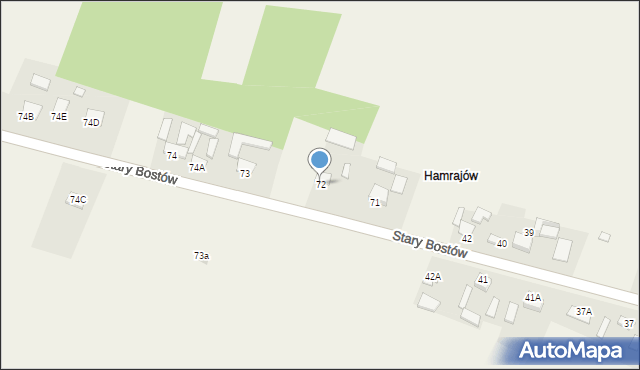 Łomno, Łomno, 72, mapa Łomno