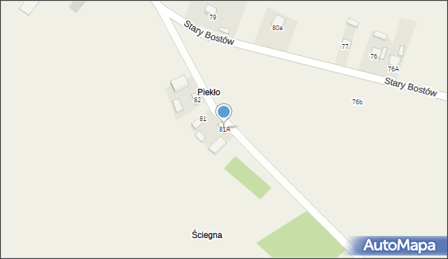 Łomno, Łomno, 81A, mapa Łomno